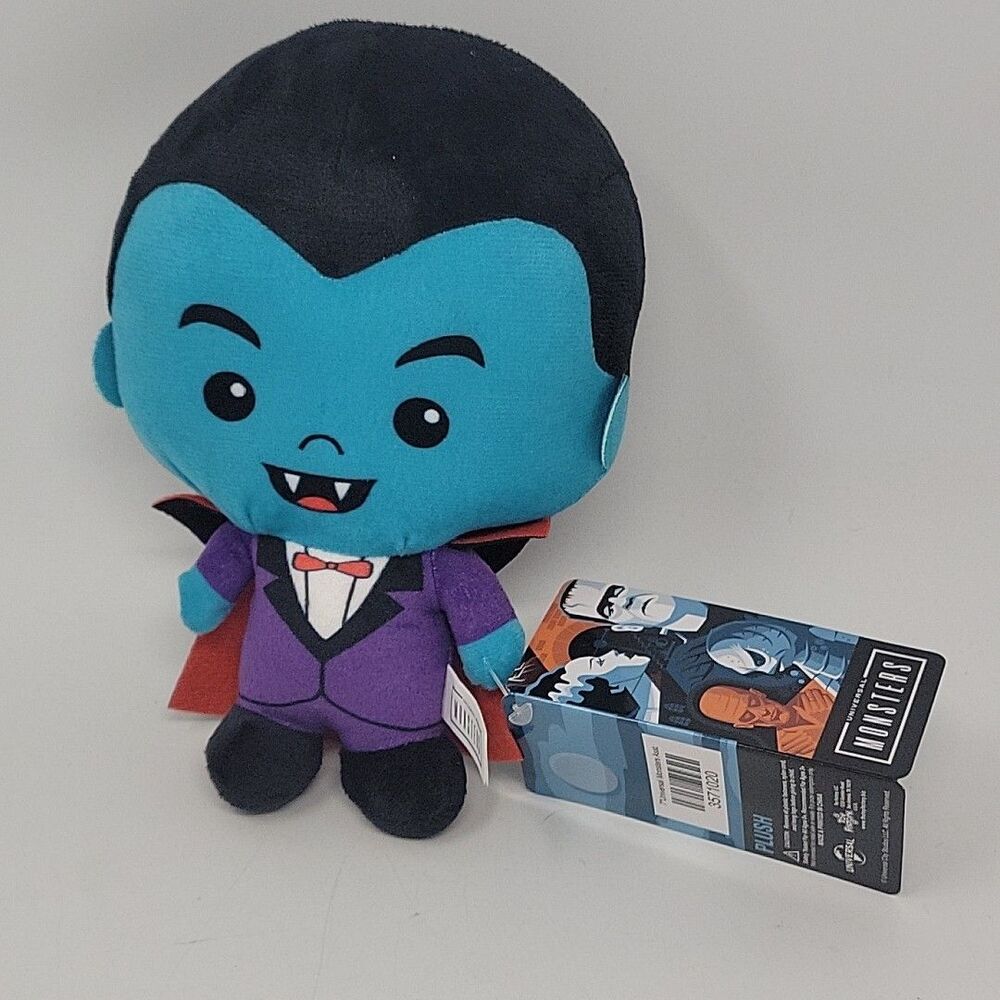 The Dracula Toy Universal Monsters Plush 7" Stuffed Animal Doll New w Tag